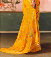Kimora Sindhuri Premium Bindiya Bandhani Georgette Saree with Blouse SA-488